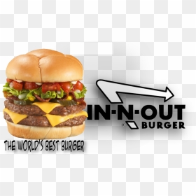 Transparent Background Hamburger Png, Png Download - in n out png