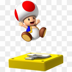 Toad - Toad Mario Party 9, HD Png Download - mario jumping png