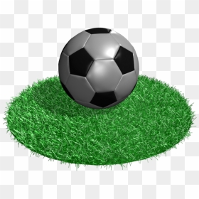 Football/soccer Ball And Particle Grass - Football Pitch, HD Png Download - soccer field png