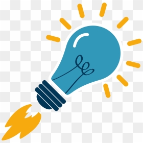 Light Bulb Cartoon Png, Transparent Png - light bulb idea png