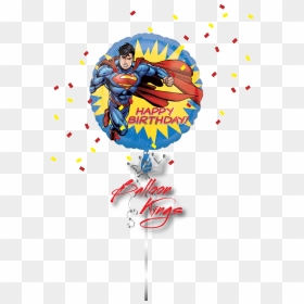 Thumb Image - Happy Birthday Decor Superman, HD Png Download - happy birthday balloons png