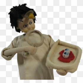Klumpe Roldan Doll Eye Doctor Examining Eyeballs - Figurine, HD Png Download - eyeballs png
