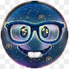 #nerd #emoji #midnight #glasses #confetti #colorsplash - Egg Decorating, HD Png Download - nerd emoji png