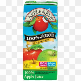 100% Juice Boxes - Apple And Eve Apple Juice Box, HD Png Download - juice box png