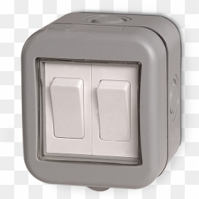 2 Gang Weatherproof Switch, HD Png Download - light switch png