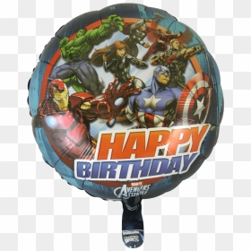 Avengers Happy Birthday Foil Balloon - Avengers Assemble Happy Birthday Foil, HD Png Download - happy birthday balloons png