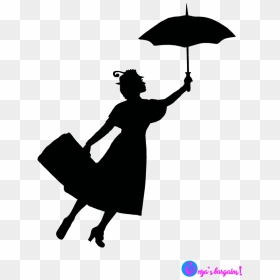 Mary Poppins Returns Silhouette Png - Mary Poppins Returns Silhouette, Transparent Png - mary poppins png
