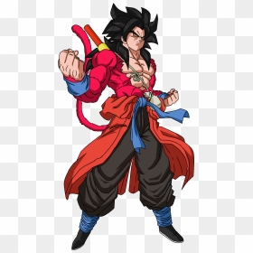 Character Stats And Profiles - Xeno Goku Super Saiyan 4, HD Png Download - goku kamehameha png