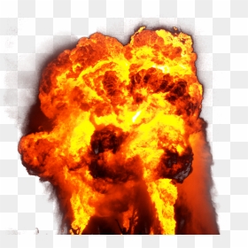 Explosion Fire Flame Png Image - Mushroom Cloud, Transparent Png - fire flame png