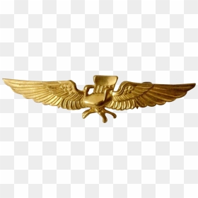 Desk Pilot Wings, HD Png Download - gold wings png
