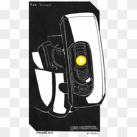 Ravensart Inktober 2018 Portal Glados Cruel My Role - Illustration, HD Png Download - glados png