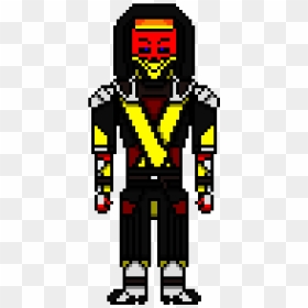 Sub Zero Mortal Kombat 11 Pixel Art, HD Png Download - mortal kombat scorpion png