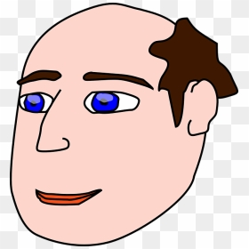 Man Bald Head - Head Clip Art, HD Png Download - bald head png