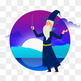 Cartoon, HD Png Download - wizard wand png