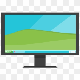 Windows Xp Computer Transparent, HD Png Download - windows xp logo png