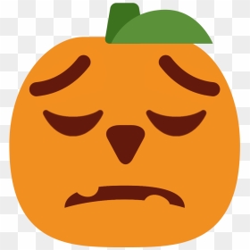 Pensivepumpkin Discord Emoji - Discord Pumpkin Emoji, HD Png Download - pumpkin emoji png