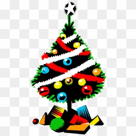 Christmas Tree - Christmas Tree Clipart, HD Png Download - christmas tree with presents png