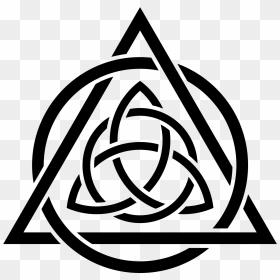 Thumb Image - Triquetra Interlaced Triangle Circle, HD Png Download - triquetra png