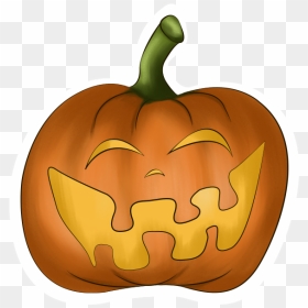 Halloween Pumpkin Original Messages Sticker-10 - Jack-o'-lantern, HD Png Download - pumpkin emoji png