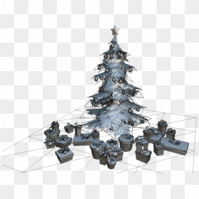 Christmas Tree, HD Png Download - christmas tree with presents png