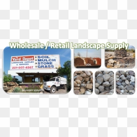Wholesale Landscape Supplier Houston - Yard Depot, HD Png Download - landscape rocks png