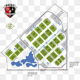 Burbank Soccer Complex Map, HD Png Download - soccer field png