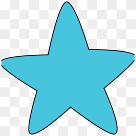 Blue Star Clip Art Blue Star Clipart Blue Rounded Star - Cute Star Clip Art, HD Png Download - rounded star png