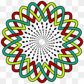 Optical Illusion, HD Png Download - rounded star png