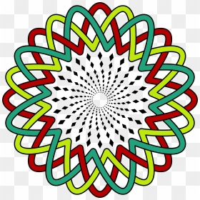 Optical Illusion, HD Png Download - rounded star png