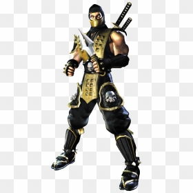Scorpion As He Appears In Mortal Kombat Deadly Alliance - Scorpion Mk Deadly Alliance, HD Png Download - mortal kombat scorpion png