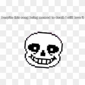 Undertale Sans Pixel Art , Png Download - Sans Png, Transparent Png - vhv