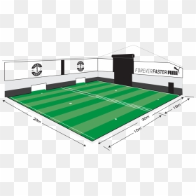 Football Pitch Clipart Vector Freeuse Library Pitch - 5 A Side Soccer Field, HD Png Download - soccer field png