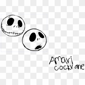 Jack - Cartoon, HD Png Download - jack skellington face png