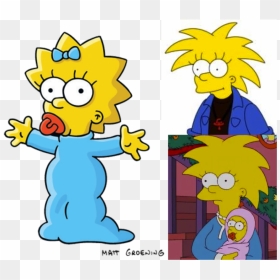 Maggie Simpson, Hd Png Download - Maggie Simpson Png, Transparent Png - homero png