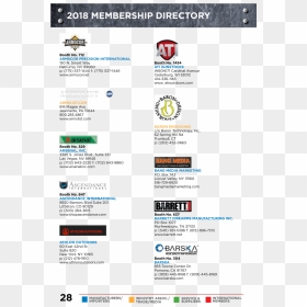 2018 Membership Directory Booth No - Ati, HD Png Download - black ops 3 locus png