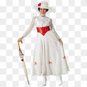 Mary Poppins Fancy Dress Adults , Png Download - Disfraz De Mary Poppins, Transparent Png - mary poppins png