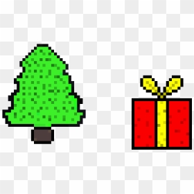 Christmas Presents Pixel Art, HD Png Download - christmas tree with presents png