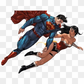 New 52 Superman And Wonder Woman By Mayantimegod - Wonder Woman And Superman Png, Transparent Png - wonder woman symbol png