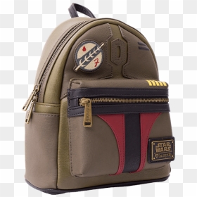 Boba Fett Helmet Png - Star Wars Boba Fett Loungefly Mini Backpack, Transparent Png - boba fett helmet png