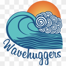 Wavehuggers - Waves Surfing Clip Art, HD Png Download - beach waves png
