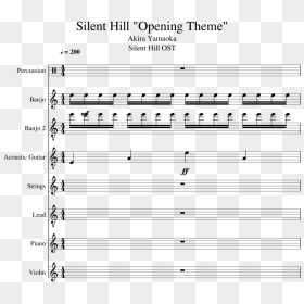 Silent Hill Slide, Image - Renai Circulation Clarinet Sheet Music, HD Png Download - silent hill png