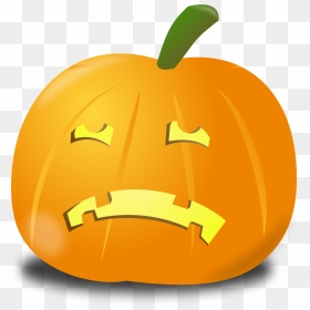 Halloween Pumpkin Clipart Svg Png Royalty Free Download - Sad Jack O Lantern, Transparent Png - pumpkin emoji png