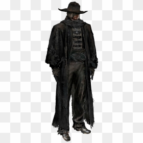 Bloodborne Transparent Trench Coat - Bloodborne Healing Church Hunters, HD Png Download - bloodborne png