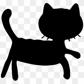 Whiskers Domestic Short-haired Cat Black Cat Dog - Cat Grabs Treat, HD Png Download - whiskers png