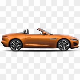 Jaguar F Type Cabriolet 2020 Side, HD Png Download - car side view png