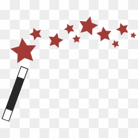 Transparent Silver Star Banner, HD Png Download - wizard wand png