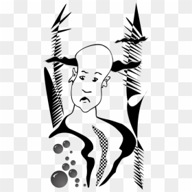 Bald Man With Beard Cartoon Png Icons - Hair Loss, Transparent Png - bald head png
