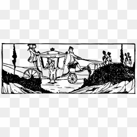 Fancy Fairy Tale Carriage Clip Arts - Vintage Fairytale Art .png, Transparent Png - carriage png