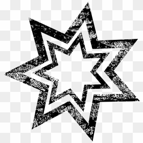 Line Art, HD Png Download - rounded star png