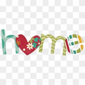 Clip Arts Related To - Home Word Clipart, HD Png Download - family word art png